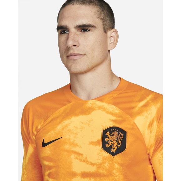 Nike Netherlands 22/23 Stadium Home Long Sleeve Soccer jersey Sz Med DN0669-845 - Picture 3 of 6